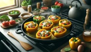 Cooking Techniques for Breakfast Stuffed Bell Peppers