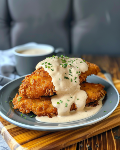 Crispy Chicken Tenders with Béchamel Sauce