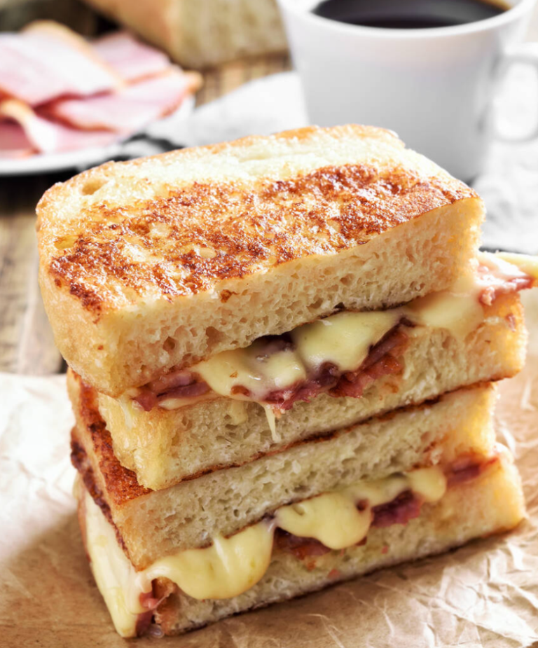 French Toast Breakfast Cheese Sandwich